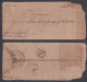 Inde British India 1870's Used Stampless Cover, Postage Due, One Anna, Calcutta To Lucknow, Judge - 1858-79 Kolonie Van De Kroon