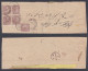 Inde British India 1866 Used Cover, East India Queen Victoria One Anna Stamps, To Lucknow, Judge - 1858-79 Compagnie Des Indes & Gouvernement De La Reine