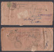 Inde British India 1937 Used Registered Cover, Civil Judge, Lucknow To Unao, Return Mail, King George V Stamps - 1911-35 King George V