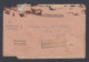 Inde British India 1945 Used Registered King George VI Cover, Lucknow, Refused, Return Mail, Postal Stationery - 1911-35 Koning George V