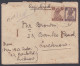 Inde British India 1945 Used Registered Cover, Lucknow, King George VI Stamps - 1911-35 King George V