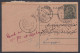 Inde British India 1937 Used 9 Pies King George V Postcard, Post Card, Postal Stationery - 1911-35  George V