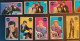 Lot Of 16 Bubble Gum 90210 BEVERLY HILLS 1992 TORAND Advertising Stickers DUNKIN Наклейки - Andere & Zonder Classificatie