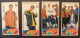 Lot Of 8 VIDAL Bubble Gum BACKSTREET BOYS 1997 Advertising Stickers. Testo Italiano Con Figurina Premio. Наклейки - Andere & Zonder Classificatie