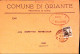 1944-Monumenti C.25 II^tipo Isolato Su Busta Griante (6.9) Tariffa Ridotta Sinda - Marcofilía