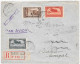 AEROPOSTALE CGA 1925 PREMIER 1er VOL ALLER Maroc Casablanca Par Avion Senegal Dakar Lettre Recommandée Et Vol RETOUR - Storia Postale