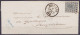LSC (sans Contenu) Affr. N°17 Lpts "48" Càd BOUILLON /6 AVRIL 1868 Pour NEUFCHATEAU (au Dos: Càd Arrivée NEUFCHATEAU) - 1865-1866 Profile Left