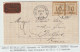 1321p - GEISPOLSHEIM Pour BELFORT - Novembre 71 - 2 X 10 Ctes Alsace + Taxe Manuscrite 25 Ctes  - - War 1870