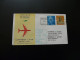 Lettre Premier Vol First Flight Cover New Delhi India To Tokyo Japan Boeing 720 Lufthansa 1963 - Luchtpost