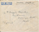 India Air Mail Cover Sent To England 22-2-1931 All The Stamps Are On The Backside Of The Cover - 1911-35 King George V