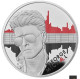 GEORGE MICHAEL Moneta Argento Colorata Da 1 Oz - 2 Sterline Regno Unito 2024 - 2 Pond