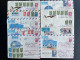 RUSSIA USSR 1990/1991 LOT OF 100 REGISTERED & STANDARD MAIL LETTERS CCCP SOVIET UNION SOVJET UNIE - Brieven En Documenten