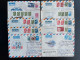 RUSSIA USSR 1990/1991 LOT OF 100 REGISTERED & STANDARD MAIL LETTERS CCCP SOVIET UNION SOVJET UNIE - Briefe U. Dokumente