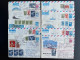 Delcampe - RUSSIA USSR 1990/1991 LOT OF 100 REGISTERED & STANDARD MAIL LETTERS CCCP SOVIET UNION SOVJET UNIE - Briefe U. Dokumente