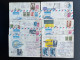 Delcampe - RUSSIA USSR 1990/1991 LOT OF 100 REGISTERED & STANDARD MAIL LETTERS CCCP SOVIET UNION SOVJET UNIE - Brieven En Documenten