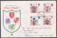 GB Great Britain 1984 Private FDC College Of Heralds, Herald, Heraldry, England, Scotland, Wales Ireland First Day Cover - Covers & Documents