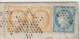 1329p - PARIS Etoile Pour STRASBOURG - 28 Juillet 71 - 2 X 10 Ctes Siège + 20 Ctes Siège (double Port) + Taxe 30 Ctes - Guerra Del 1870