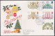 GB Great Britain 1980 Private FDC Christmas, Christianity, Celebration, Festival, Holiday, Bell, First Day Cover - Brieven En Documenten