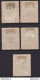 1895 NORTH BORNEO - SG 87/97 SPECIMEN Serie Di 5 Valori MLH* - Altri & Non Classificati