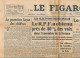 LE FIGARO, Mardi 21 Octobre 1947, N° 965, Elections Municipales, Le R.P.F., Grève Du Métro, Ultimatum Des Cheminots... - General Issues