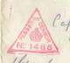 "GROSSBRITANIEN" 1915, Brief Mit "ZENSUR" (roter Dreieckstempel "PASSED BY CENSOR") (L2188) - Brieven En Documenten