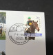 6-6-2024 (25) Australia - 7th November 2023 - Melbourne Cup (winner Without A Fight - Ridder Mark Zahra) Horse Stamp - Covers & Documents