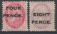 TONGA - 1891 - SERIE COMPLETE YVERT N°6/7 * MH - COTE = 80 EUR - Tonga (...-1970)