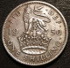 GRANDE BRETAGNE - 1 SHILLING 1950 - George VI - Cimier De L'Angleterre - Sans "IND:IMP" - KM 876 - I. 1 Shilling
