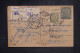 INDE ANGLAISE - Entier Postal En Recommandé De Bagerhat Et Retour En 1938  - L 153351 - 1911-35 Roi Georges V