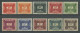 AEF 1947 Taxes  N° 12/21 *  Neuf MH  Légère Trace TTB à Superbe C 12 € - Unused Stamps