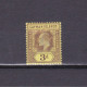 CAYMAN ISLANDS 1907, SG# 28, 3d Purple/yellow, KEVII, MH - Kaaiman Eilanden