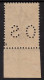 AUSTRALIA 1923-24  6d CHESTNUT KANGAROO (DIE IIB) "OS" STAMP PERF.12 3rd WMK  SG.O76 SELVEDGE . - Nuovi