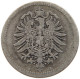 GERMANY EMPIRE 50 PFENNIG 1875 A #s109 0875 - 50 Pfennig