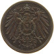 GERMANY EMPIRE 2 PFENNIG 1915 E #t036 0177 - 2 Pfennig