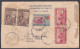 Federation Of Malaya 1957 Used Registered FDC TO India, Independence, Mosque, Tin Dredge, Tiger, Flag, First Day Cover - Fédération De Malaya