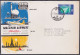 Malaysia Federation Of Malaya 1963 First Flight Cover Kuala Lumpur To Bangkok, Aeroplane, Aircraft, Mosque, Architecture - Fédération De Malaya