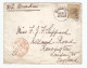 Inde 1878 Lettre Letter Cover  Bombay Via Brindisi Affranchissement Six Annas , Cachet Rouge Paid London - 1858-79 Compagnia Delle Indie E Regno Della Regina