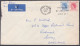 Hong Kong 1957 Used Cover To England, Queen Elizabeth II Stamp - Brieven En Documenten