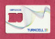 Turkey- Mobile Sim Card. Simplus128. Turkcell 3G. - Turkije