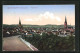 AK Kaiserslautern /Rheinpfalz, Panorama Mit Strassenpartie Und Kirchen - Kirchen