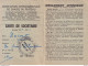  CHASSE - CARTE DE SOCIETAIRE -  1972 - 1973 - LA CROIX BLANCHE - BIAS - PUJOLS - ST. ANTOINE - ETC...  - ( 2 SCANS ) - Membership Cards