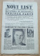 Novi List 1941 Br. 48 NDH Croatia Ustasa Newspaper Mussolini, Pavelic, Hitler, Mile Budak - Andere & Zonder Classificatie