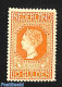 Netherlands 1913 Jubilee 10 Gulden, Unused, Lightly Hinged, Unused (hinged), History - Kings & Queens (Royalty) - Unused Stamps