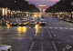 75, Paris, La Nuit, L’Avenue Des Champs Elysées Et L’Arc De Triomphe - Paris La Nuit
