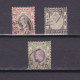 HONG KONG 1903, SG# 68-72, CV £63, Wmk Crown CA, Part Set, KEVII, Used - Used Stamps