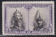 1928- ED. 418  PRO CATACUMBAS DE SAN DÁMASO EN ROMA. PIO XI Y ALFONSO XIII - SERIE DE SANTIAGO 2 Cts.- NUEVO CON FIJASEL - Unused Stamps