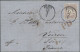Bayern - Social Philately: 24.7.1869, Fürth-Strasbourg-Paris-Voiron, 12 Kr. Viol - Other & Unclassified