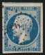 N°10, Présidence 25c Bleu, Oblitéré PC 2006 MIREBEAU-EN-POITOU - SUPERBE - 1852 Luigi-Napoleone