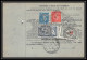 25079 Bulletin D'expédition France Colis Postaux Fiscal Haut Rhin - 1927 Mulhouse Merson 123+207 Alsace-Lorraine  - Briefe U. Dokumente