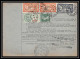 25060 Bulletin D'expédition France Colis Postaux Fiscal Haut Rhin 1927 Schiltigheim Merson 123+145 Valeur Déclarée - Briefe U. Dokumente